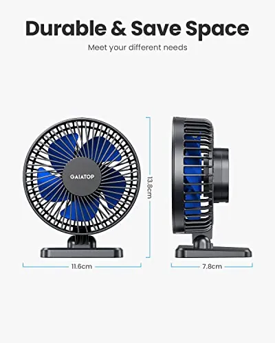 Gaiatop USB Desk Fan Review: Quiet Personal Cooling image 6
