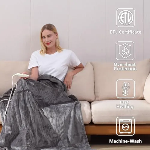 Tefici Electric Heated Blanket Throw Review image 3
