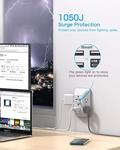 HANYCONY Outlet Extender Review: USB, Surge and Night Light image 6