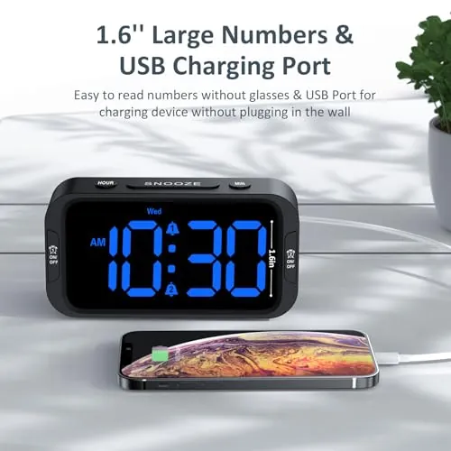 Odokee Digital Dual Alarm Clock Review for Bedroom Use image 5