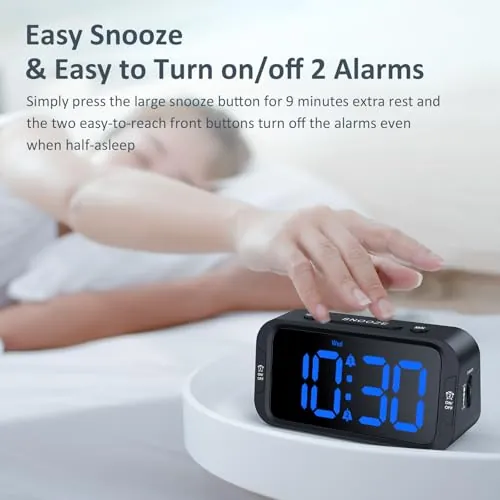 Odokee Digital Dual Alarm Clock Review for Bedroom Use image 6