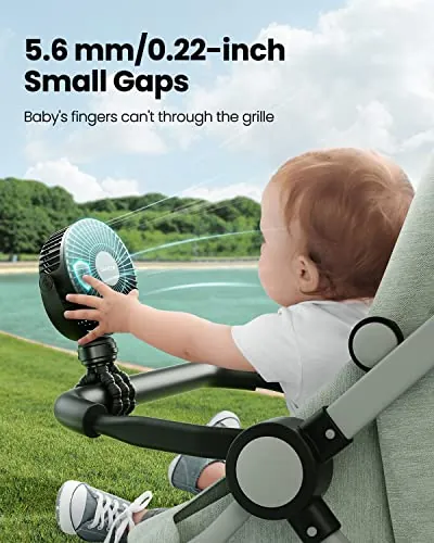 Gaiatop Mini Portable Stroller Fan Review image 3
