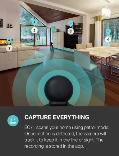 Kasa EC71 Review: Indoor Pan Tilt Security Camera image 3