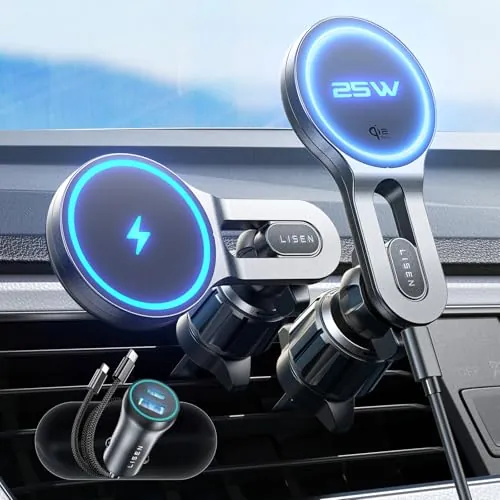 LISEN Qi2.2 25W MagSafe Car Mount Charger Review