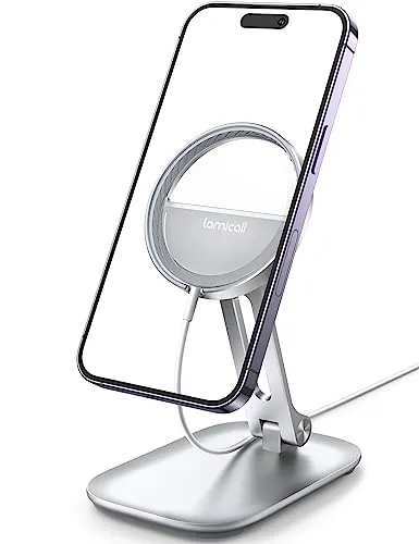 Lamicall Phone Stand Review: 15W MagSafe Desk S...