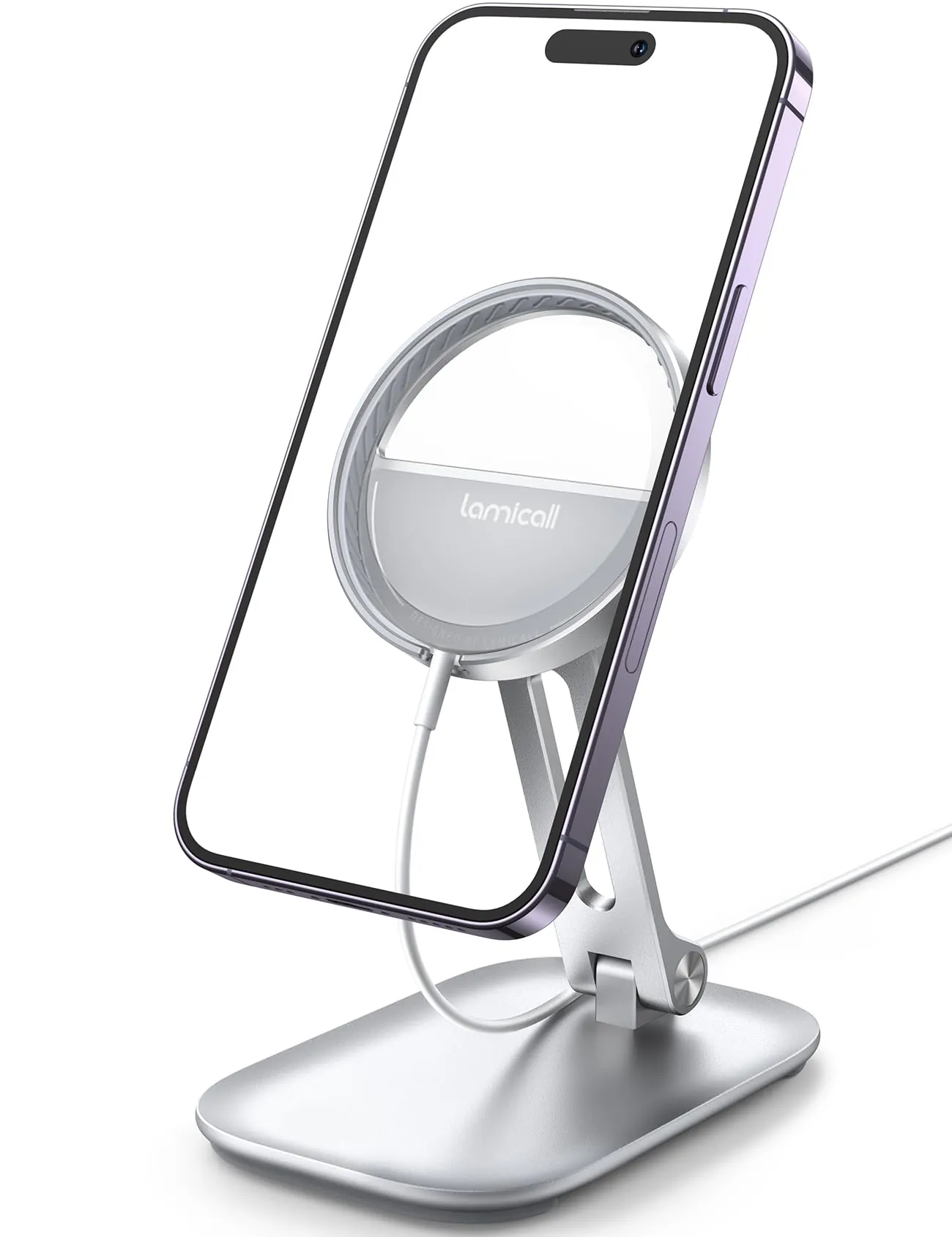 Lamicall Phone Stand Review: 15W MagSafe Desk Stand image 8