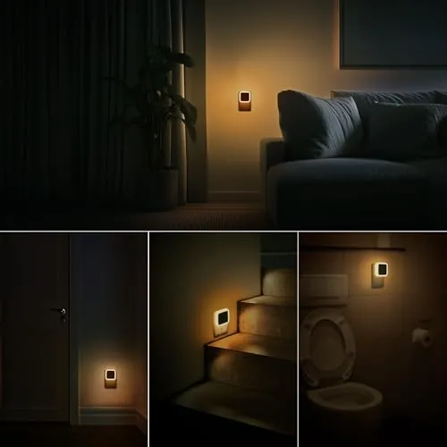 Sujeet Night Light Review: Plug-In Warm White 4-Pack image 6