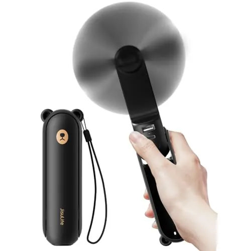 JISULIFE Handheld Fan 8 Plus Review: Portable Cooling image 2