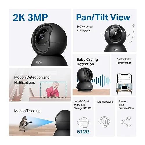 Tapo C211 Review: 2K Indoor Pan Tilt Security Camera image 2