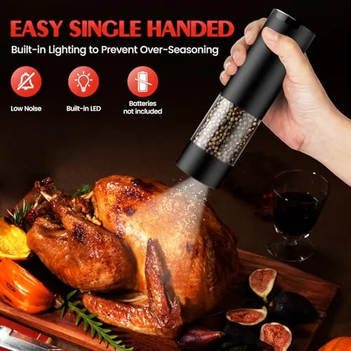 ioion Electric Salt and Pepper Grinder Set Review image 3