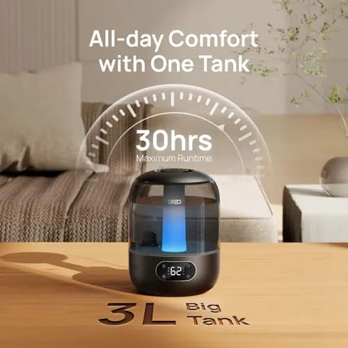 DREO 3L Humidifier Review: Quiet Bedroom Comfort image 7