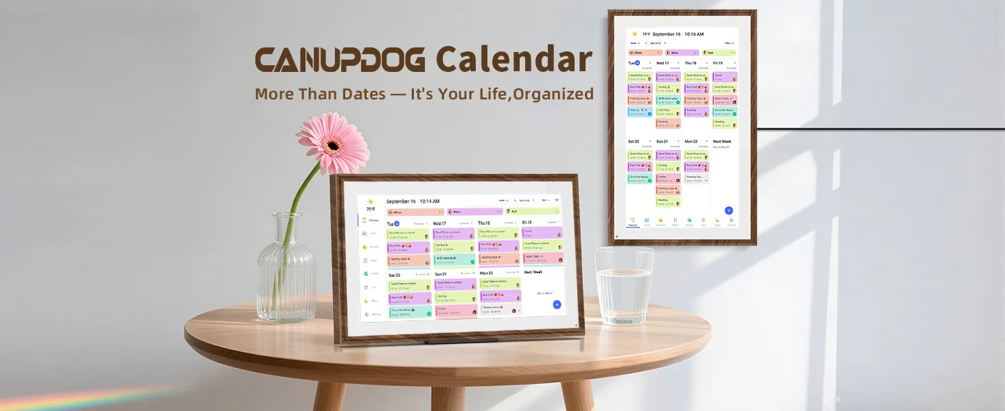 Canupdog 10.1 Inch Digital Calendar Review image 7